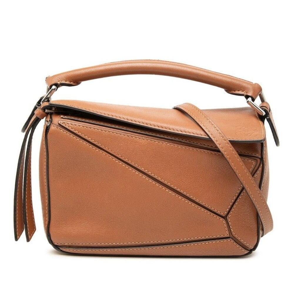 Loewe Puzzle Bag Mini Shoulder Bag Brown